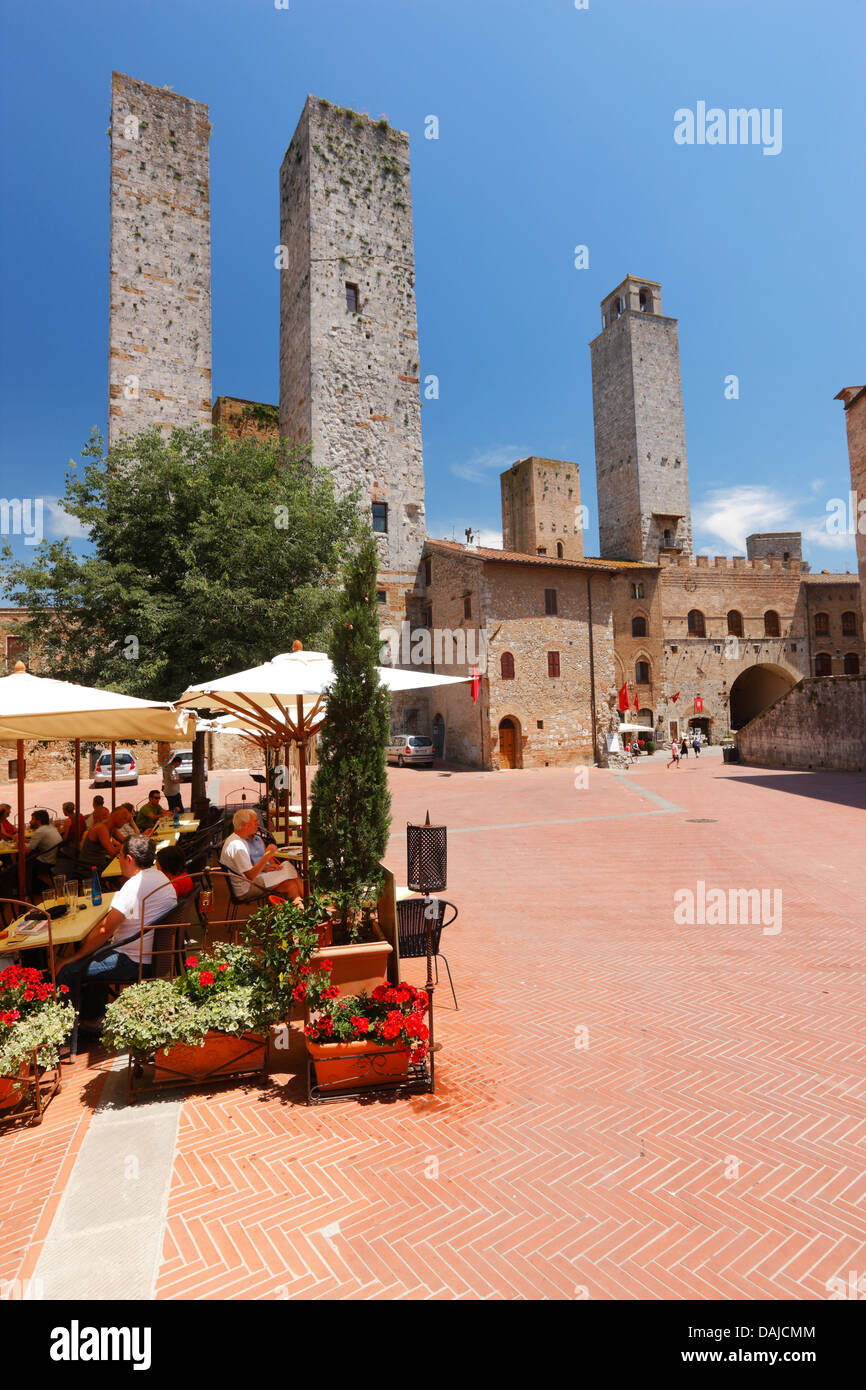San Gimignano, Italie Banque D'Images