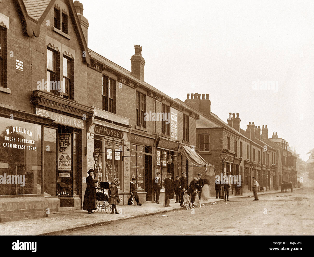 Laughton Dinnington Road début des années 1900 Banque D'Images