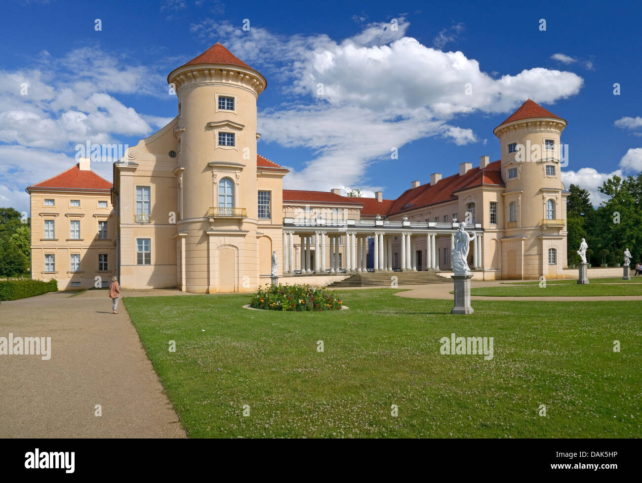 Château de Rheinsberg, Brandebourg, Allemagne. Banque D'Images