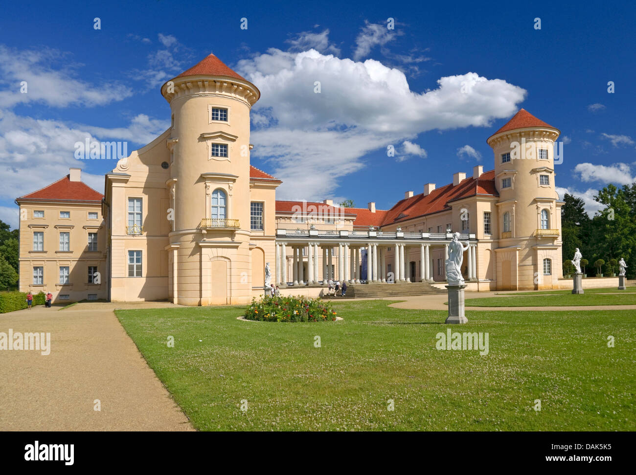 Château de Rheinsberg, Brandebourg, Allemagne. Banque D'Images