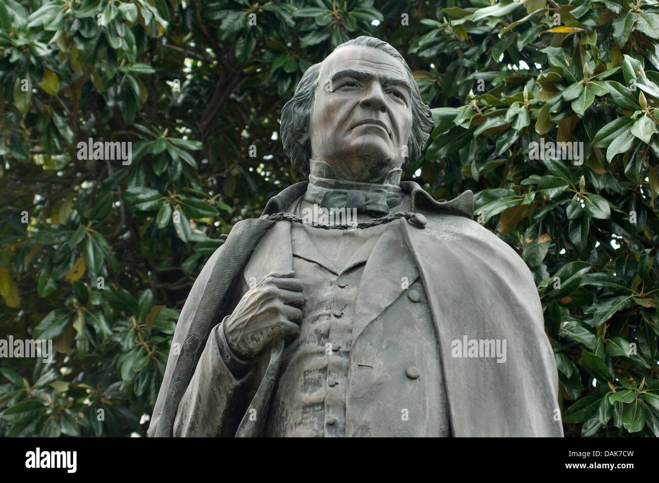 Statue de nous président Andrew Johnson, Tennessee State Capitol, Nashville. Photographie numérique Banque D'Images