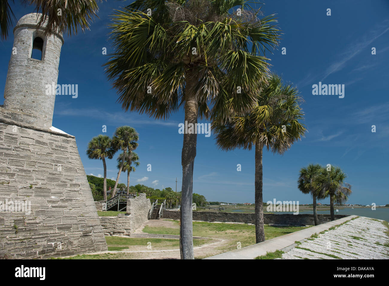 SAN MARCO NATIONAL MONUMENT SAINT AUGUSTINE EN FLORIDE USA Banque D'Images