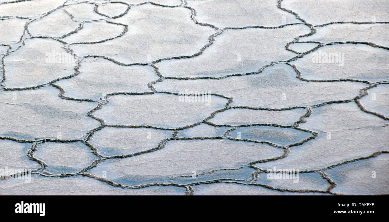 Pancake ice, Norvège, Troms, Tromsoe Banque D'Images Pancake ice, Norvège, Troms, Tromsoe Banque D'Images