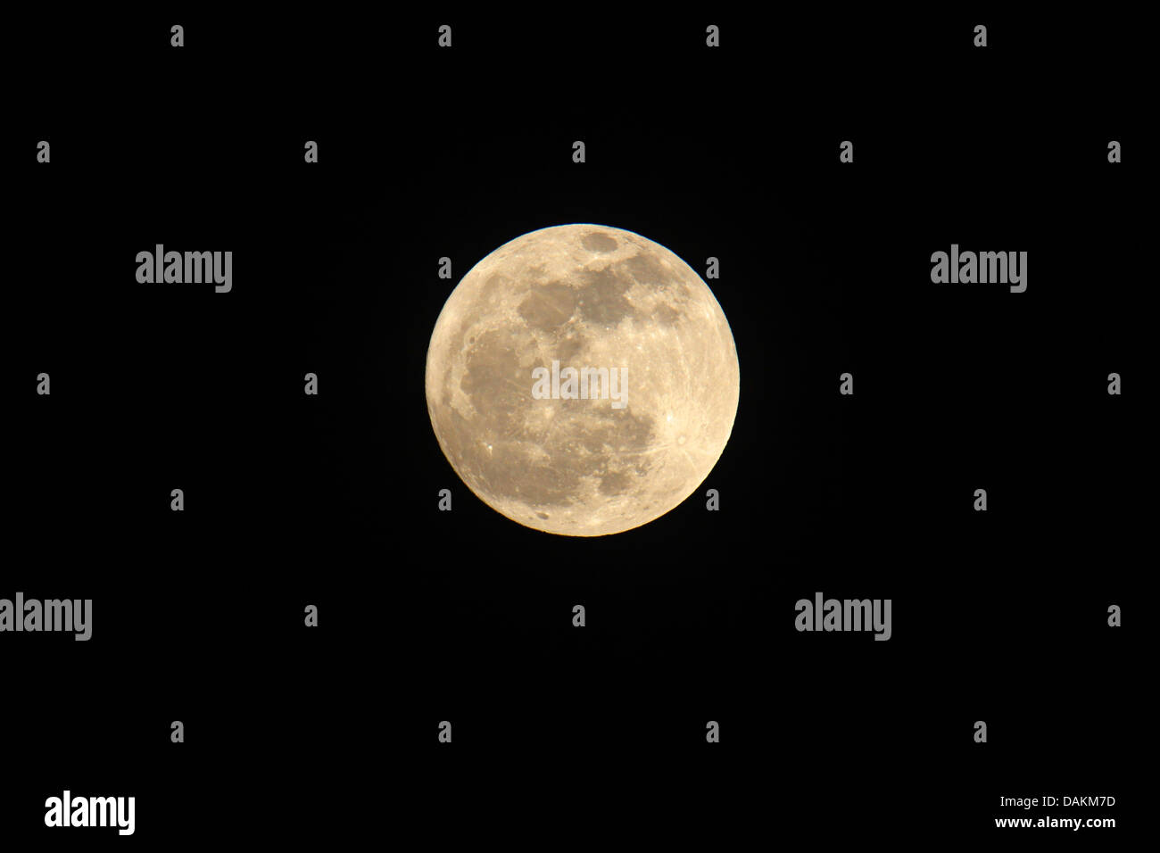 Pleine lune, USA, Floride, Myakka River State Park Banque D'Images