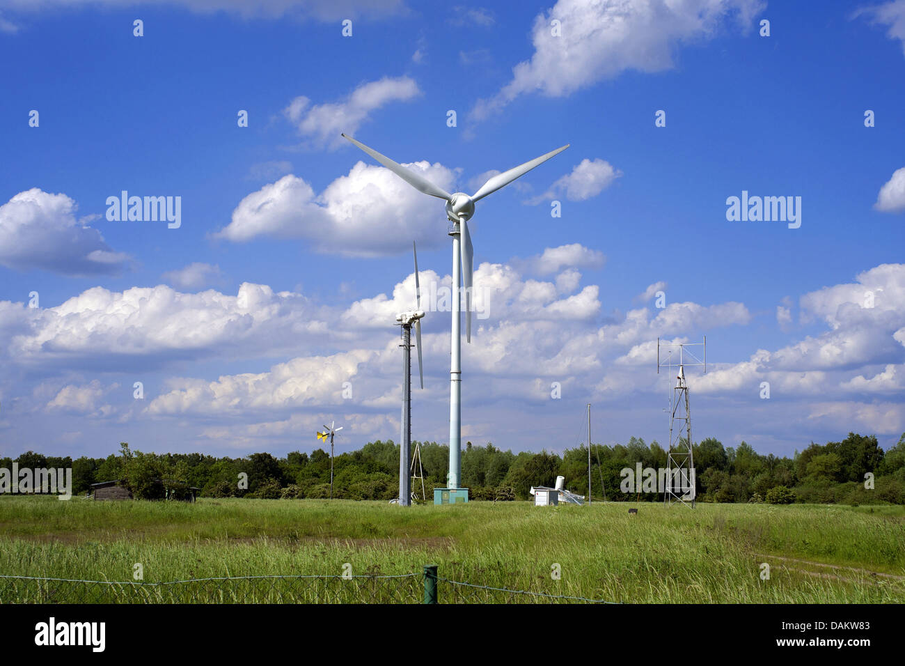 Test de l'énergie éolienne baie de la Brême college , Allemagne Banque D'Images