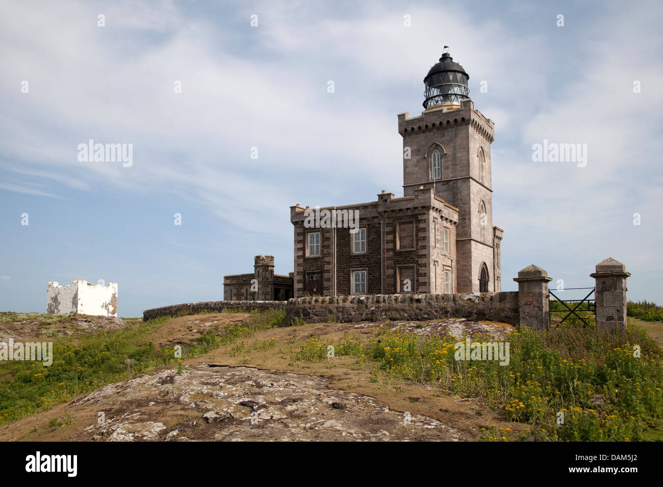 Le phare de Stevenson, l'île de mai, l'Ecosse Banque D'Images