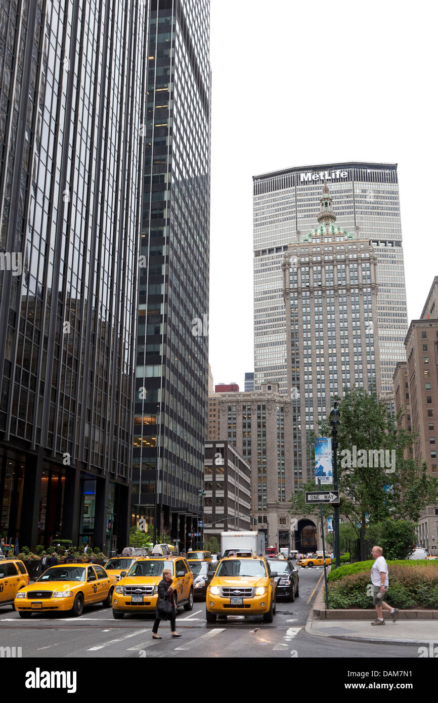 MetLife Building au 200 Park Avenue, New York City. Banque D'Images