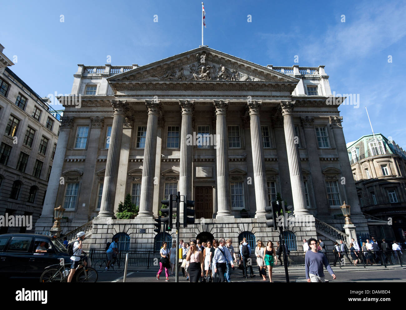 Hôtel particulier dans la ville de Londres Banque D'Images