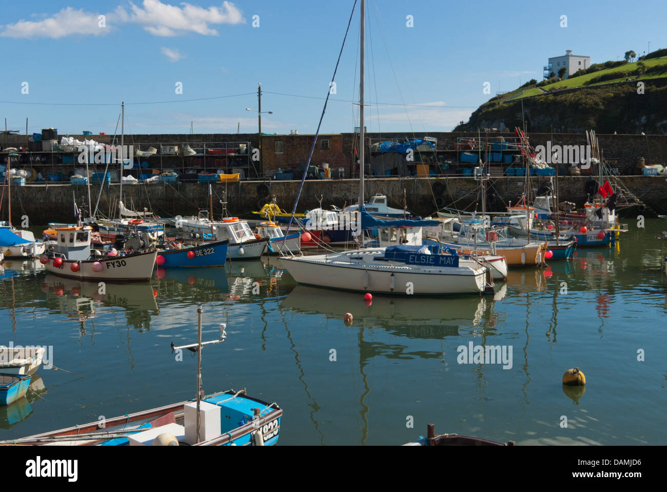 MEVAGISSEY, Cornwall, Angleterre, Grande-Bretagne, Royaume-Uni Banque D'Images