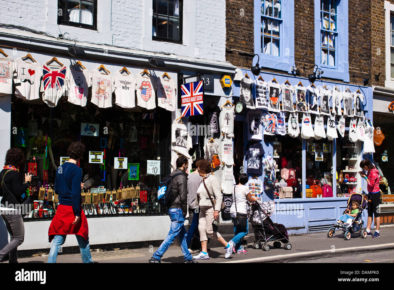 Pembridge Road boutiques près de Portobello Road à Notting Hill, Londres Banque D'Images