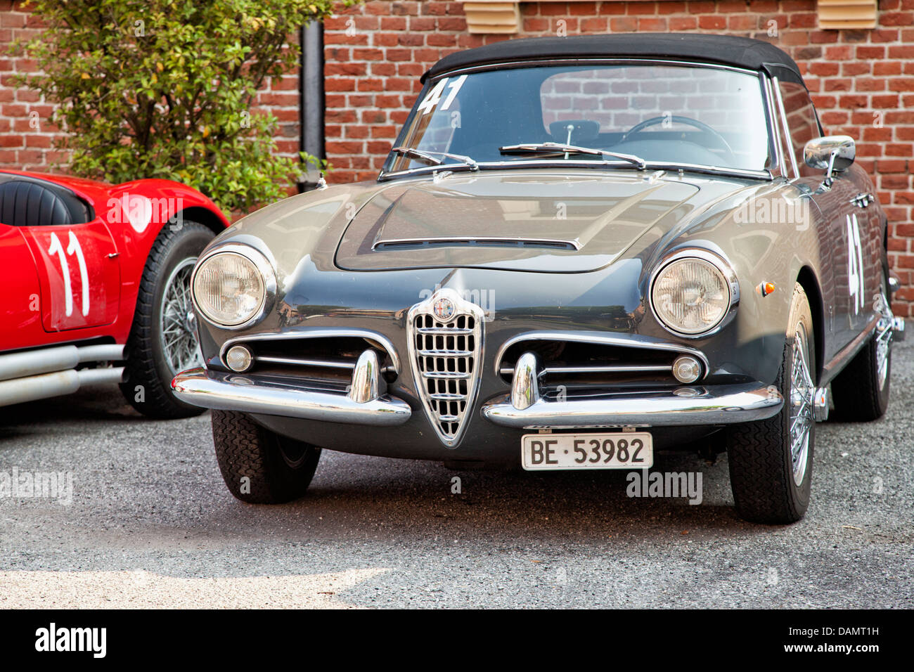 1963 Alfa Romeo Giulietta dans un spectacle Banque D'Images