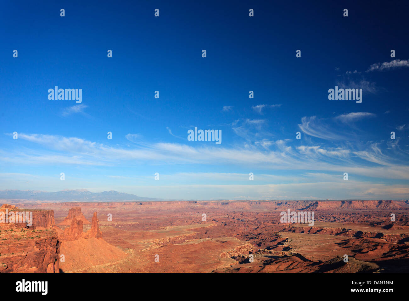 USA, Utah, Canyonlands National Park, dans le quartier de l'île de Sky, Mesa Arch Banque D'Images