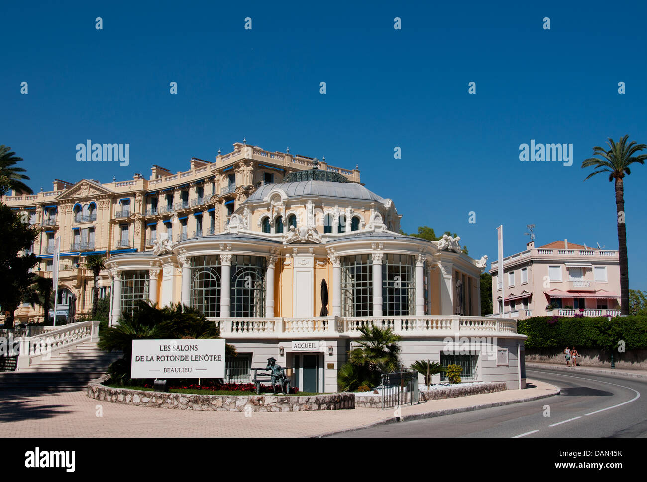 Les Salons de la Rotonde Lenôtre Restaurant Avenue Fernand Dunan Beaulieu-sur-Mer Côte d'Azur French Riviera France Banque D'Images