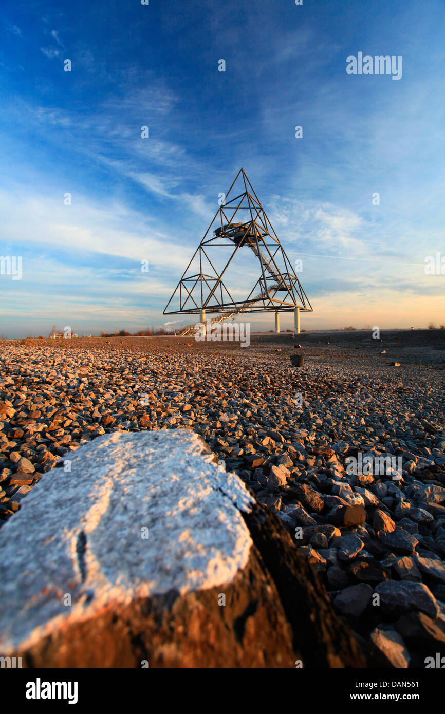 Allemagne, Rhénanie-Westpahalia, Bottrop, vue de Tetraeder Banque D'Images