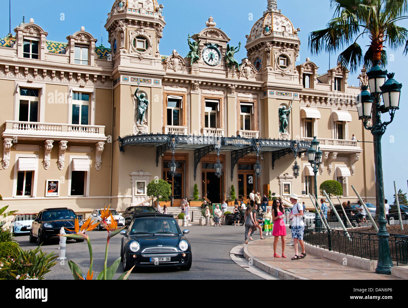 Grand Casino de Monte Carlo, Principauté de Monaco French Riviera Cote d'Azur Banque D'Images