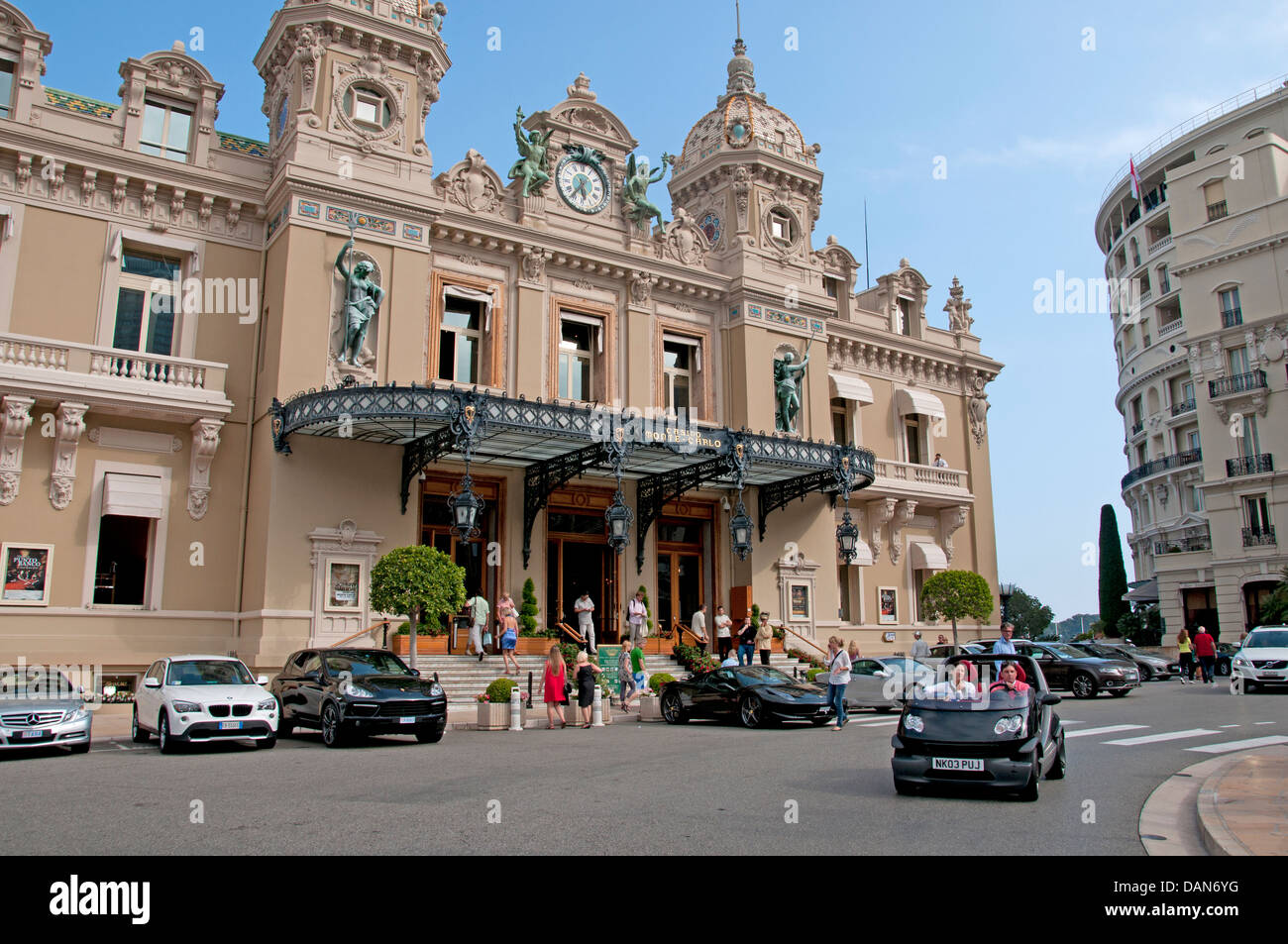 Grand Casino de Monte Carlo, Principauté de Monaco French Riviera Cote d'Azur Banque D'Images