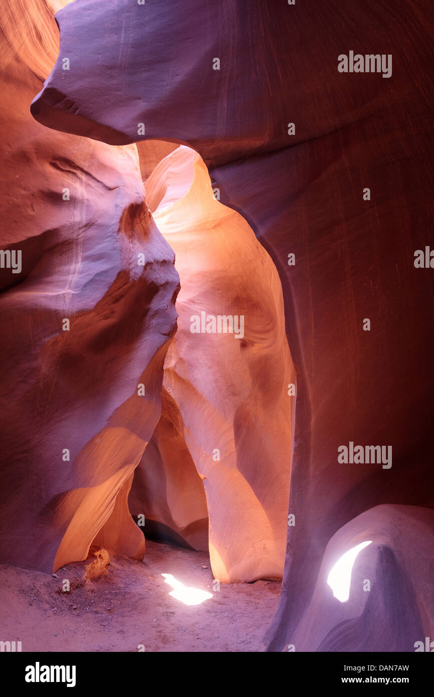 USA, Arizona, Page, Lower Antelope Canyon Banque D'Images