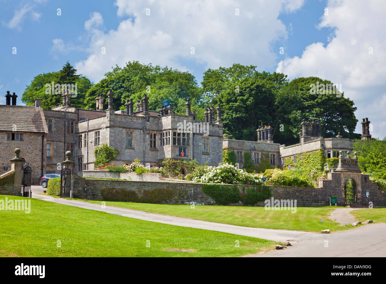 Hôtel de Tissington et village Derbyshire Peak District, Derbyshire, England, GB, le Royaume-Uni, l'Union européenne, de l'Europe Banque D'Images