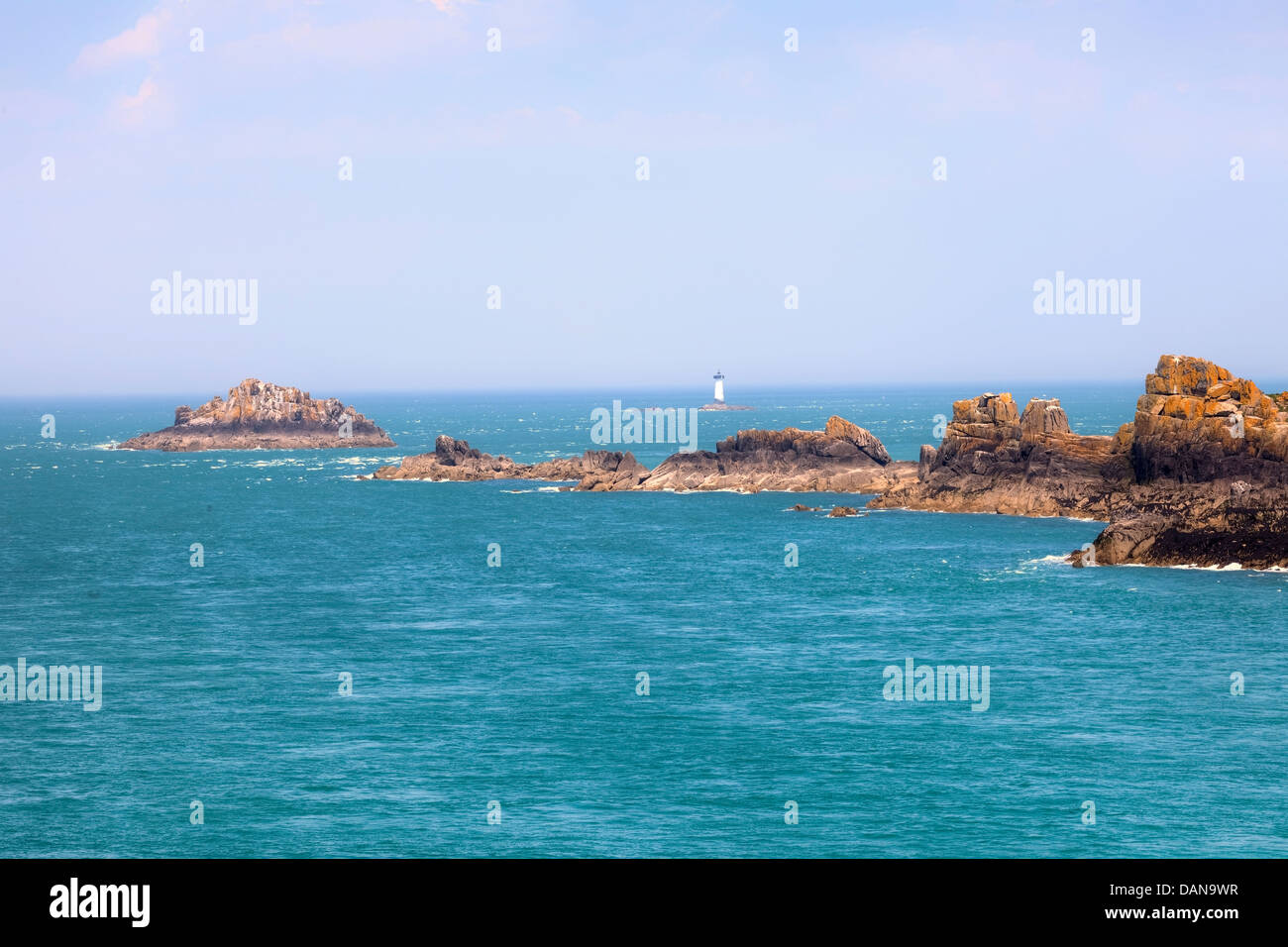 Pointe du Grouin, Cancale, Bretagne, France Banque D'Images