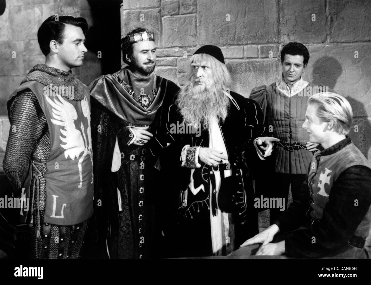 Les aventures de sir Lancelot (TV) (1956-1957) William RONALD RUSSELL LEIGH HUNT-CYRIL SMITH GRAHAM STEWART ROBERT SCROGGINS Banque D'Images