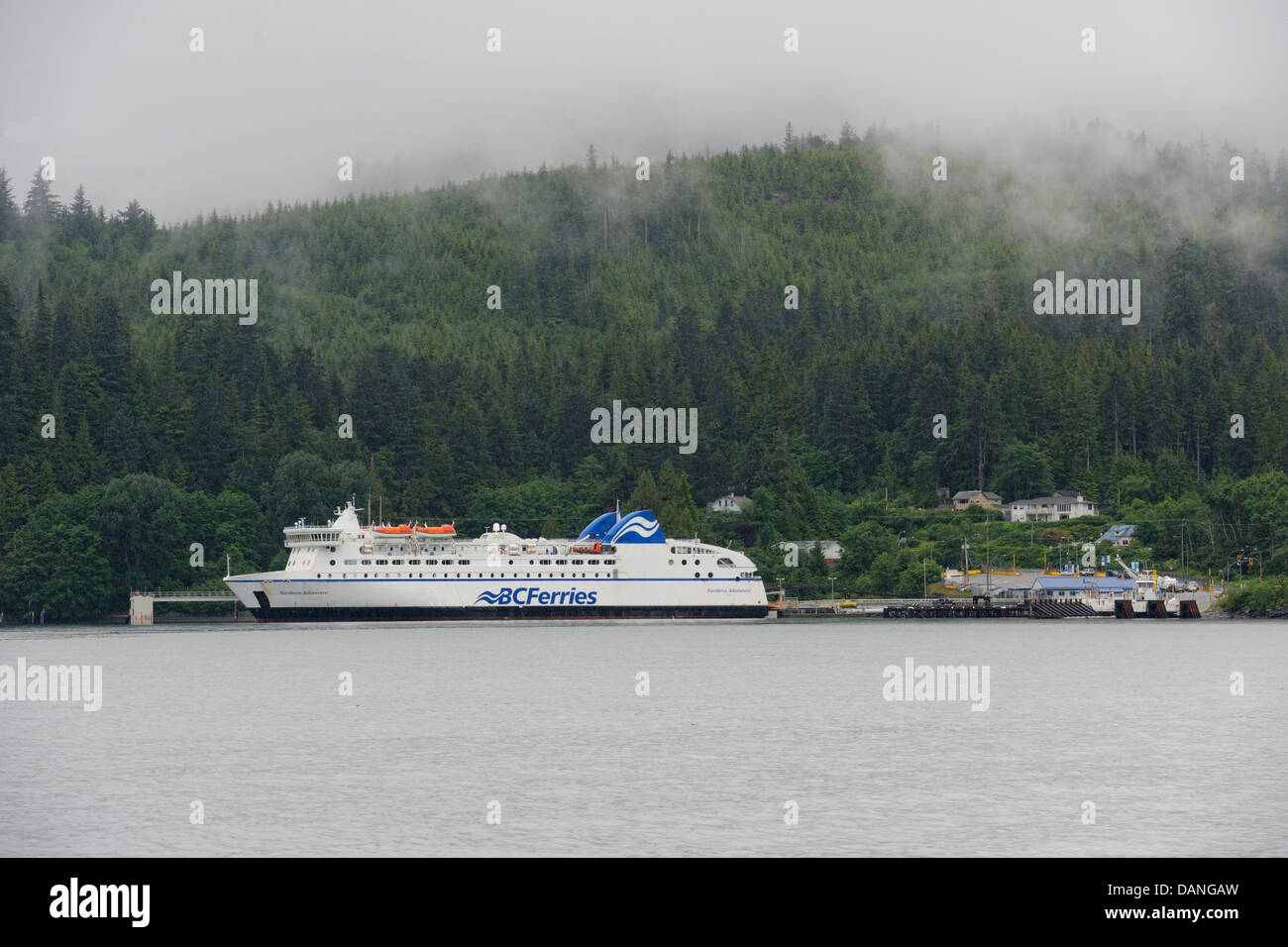 BC Ferries- Prince Rupert et Skidegate Aventure Nordique- navire Haida Gwaii Queen Charlotte Islands- C.-B. Canada Skidegate Banque D'Images