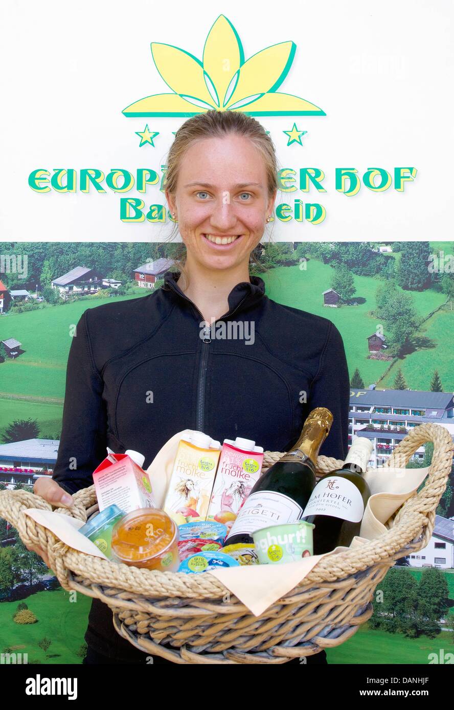 Garstein, Autriche. 16 juillet, 2013. Womens tennis WTA Tour Gastein. Photo montre Mona Barthel ger Banque D'Images