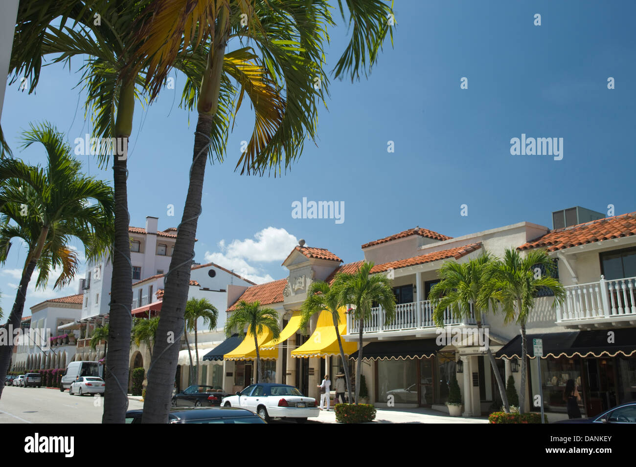 WORTH AVENUE PALM BEACH FLORIDE USA Banque D'Images