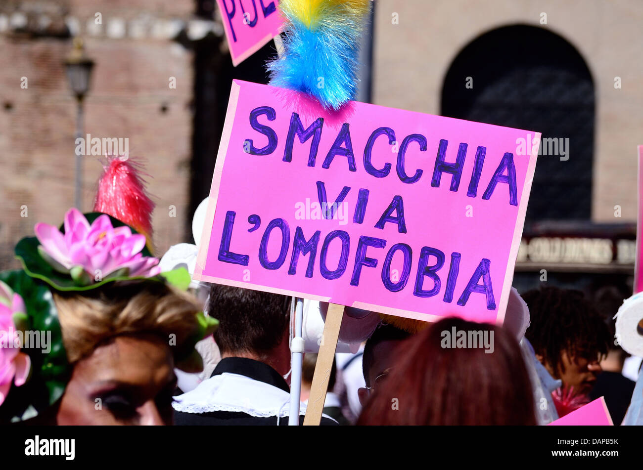 Gay pride Roma 2013 par Andrea quercioli n 4 Banque D'Images
