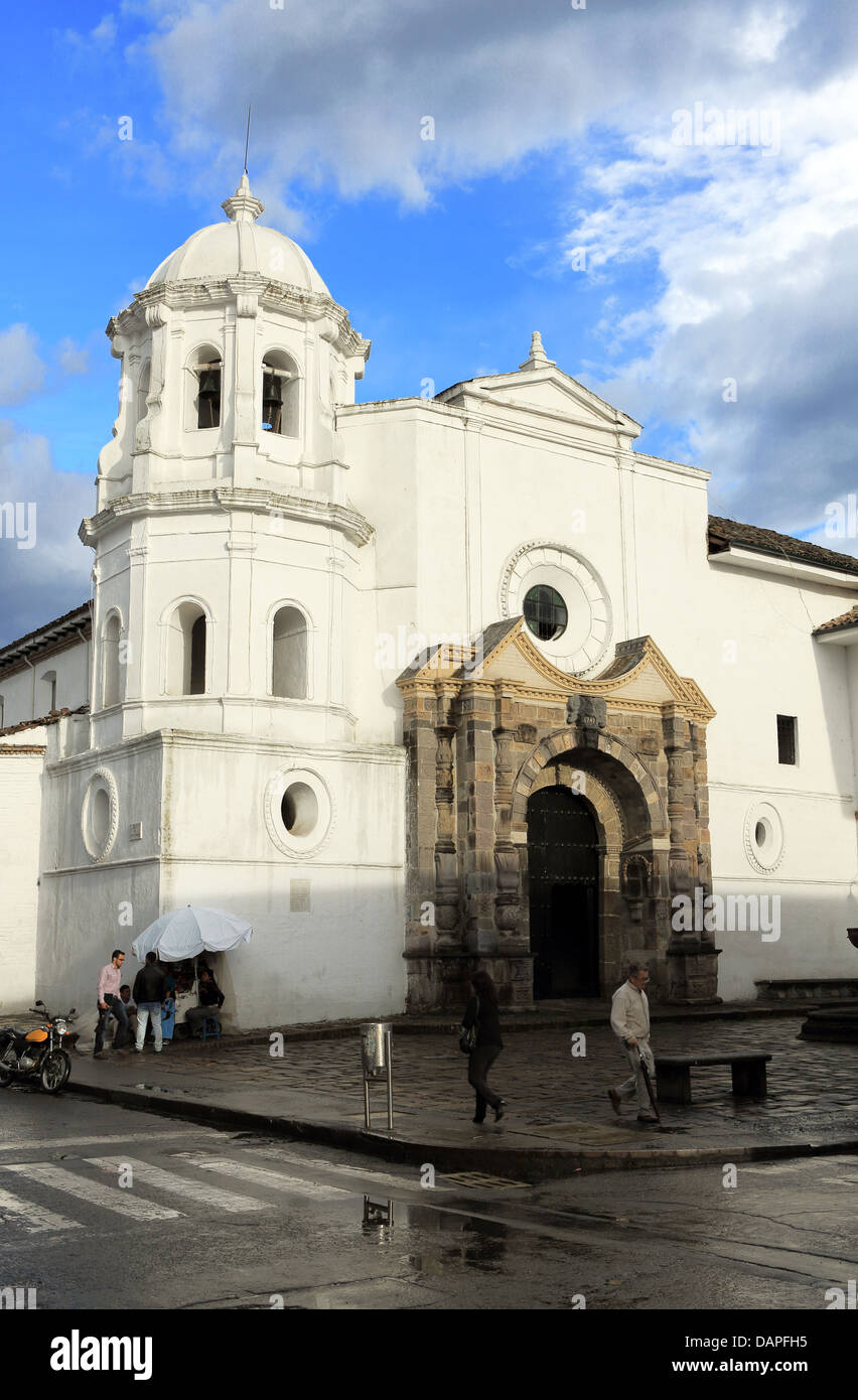L'église de Santo Domingo à Popayan, Colombie Banque D'Images