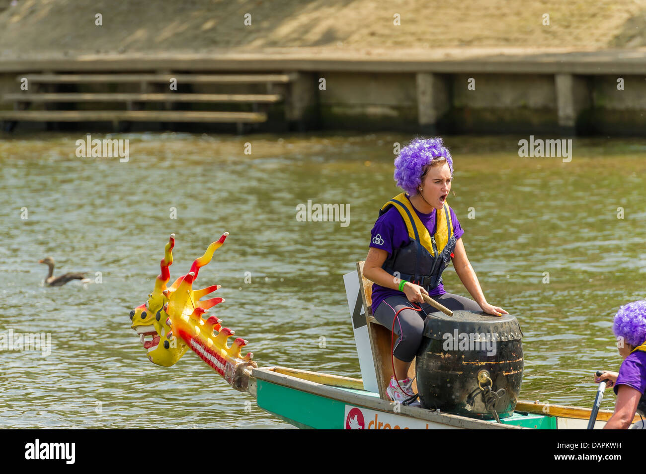 Une robe de soirée événement de bienfaisance. L'2013' de l'aide pour Heroes' Charity Dragon Boat Race organisé par le Rotary Club à New York. Banque D'Images