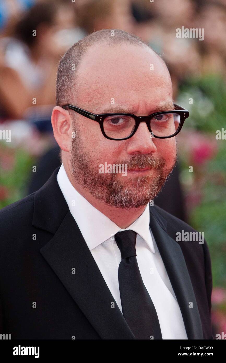 L'acteur Paul Giamatti arrive à la première de "Les ides de mars" au cours de la 68e Festival International du Film de Venise au Palazzo de Cinema à Venise, Italie, 31 août 2011. Photo : Hubert Boesl Banque D'Images