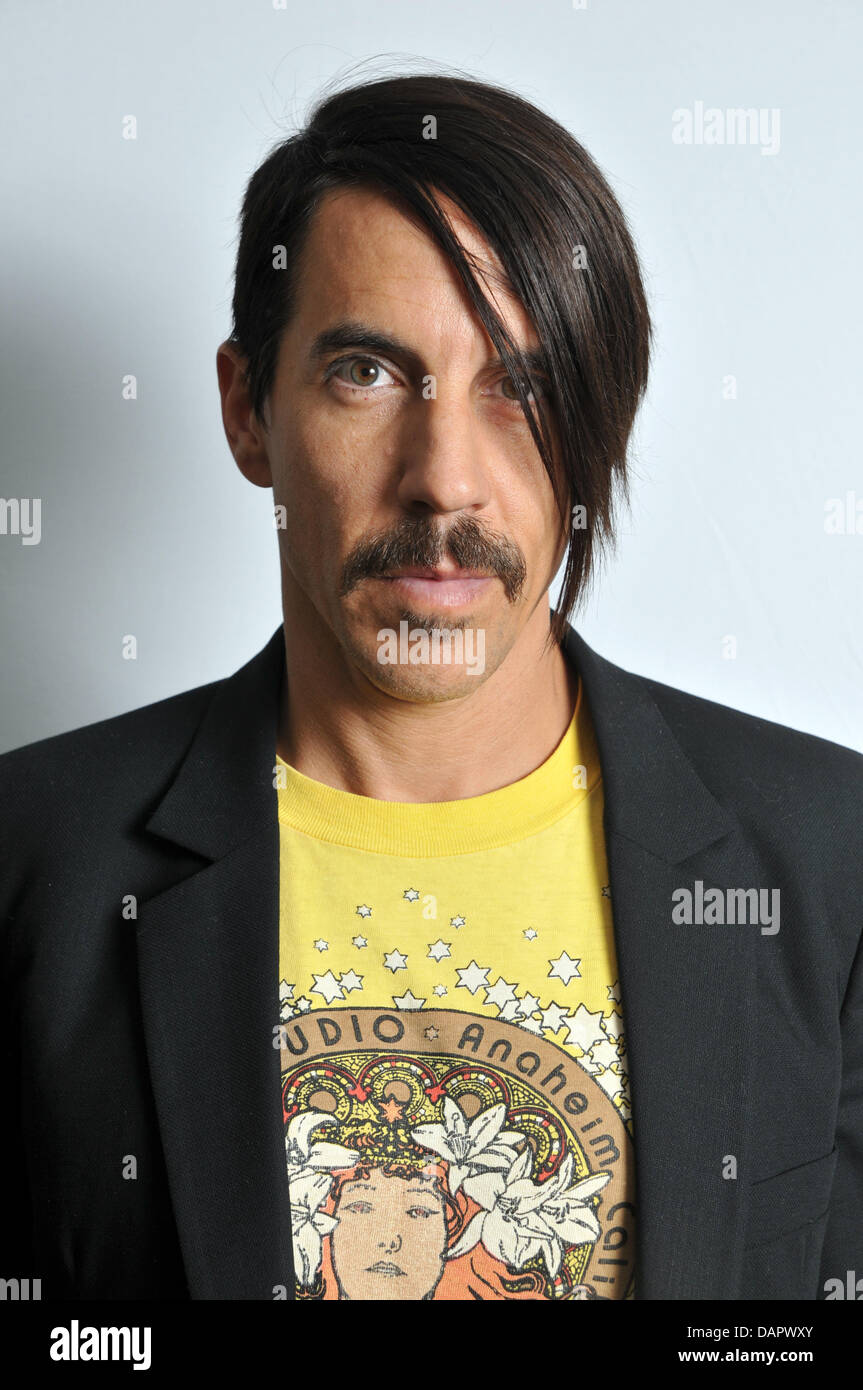 'Red Hot Chili Peppers, Anthony Kiedis pose' singer à Berlin, Allemagne, 30 août 2011. Photo : Jan Knoff Banque D'Images