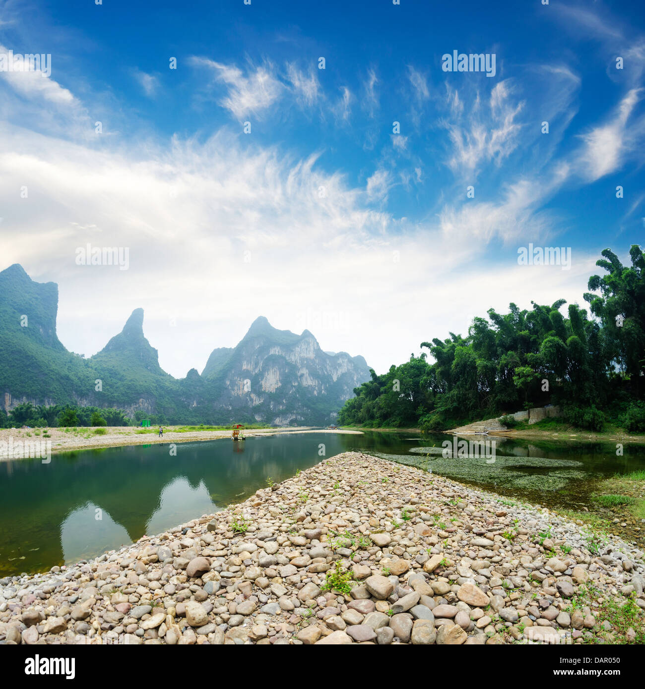 Un beau paysage naturel à Guilin Banque D'Images