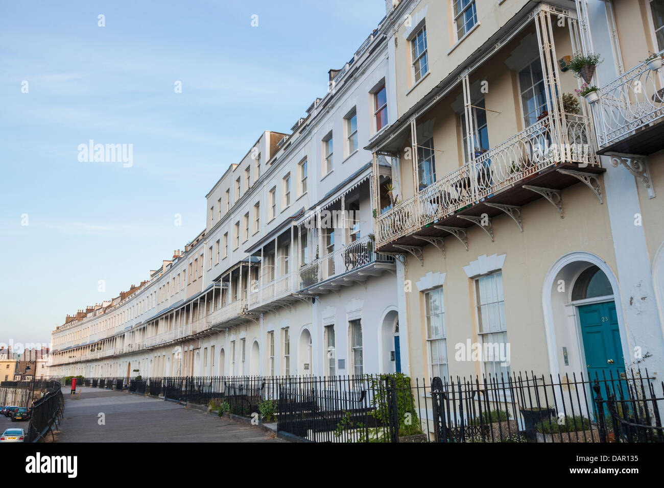 L'Angleterre, Somerset, Bristol, Clifton, New York Royal Crescent Banque D'Images