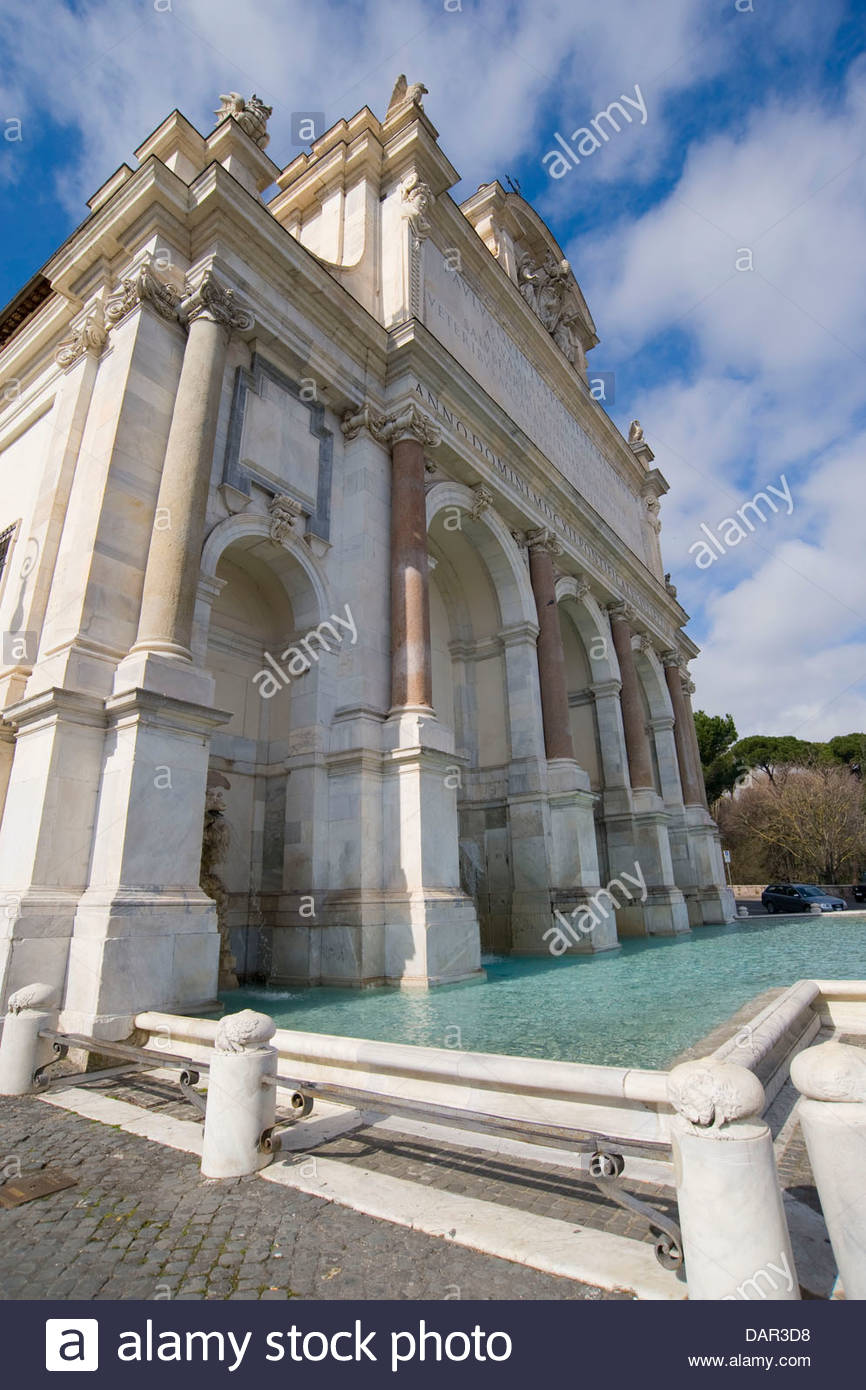 La grande fontaine,Rome, Latium, Italie Banque D'Images