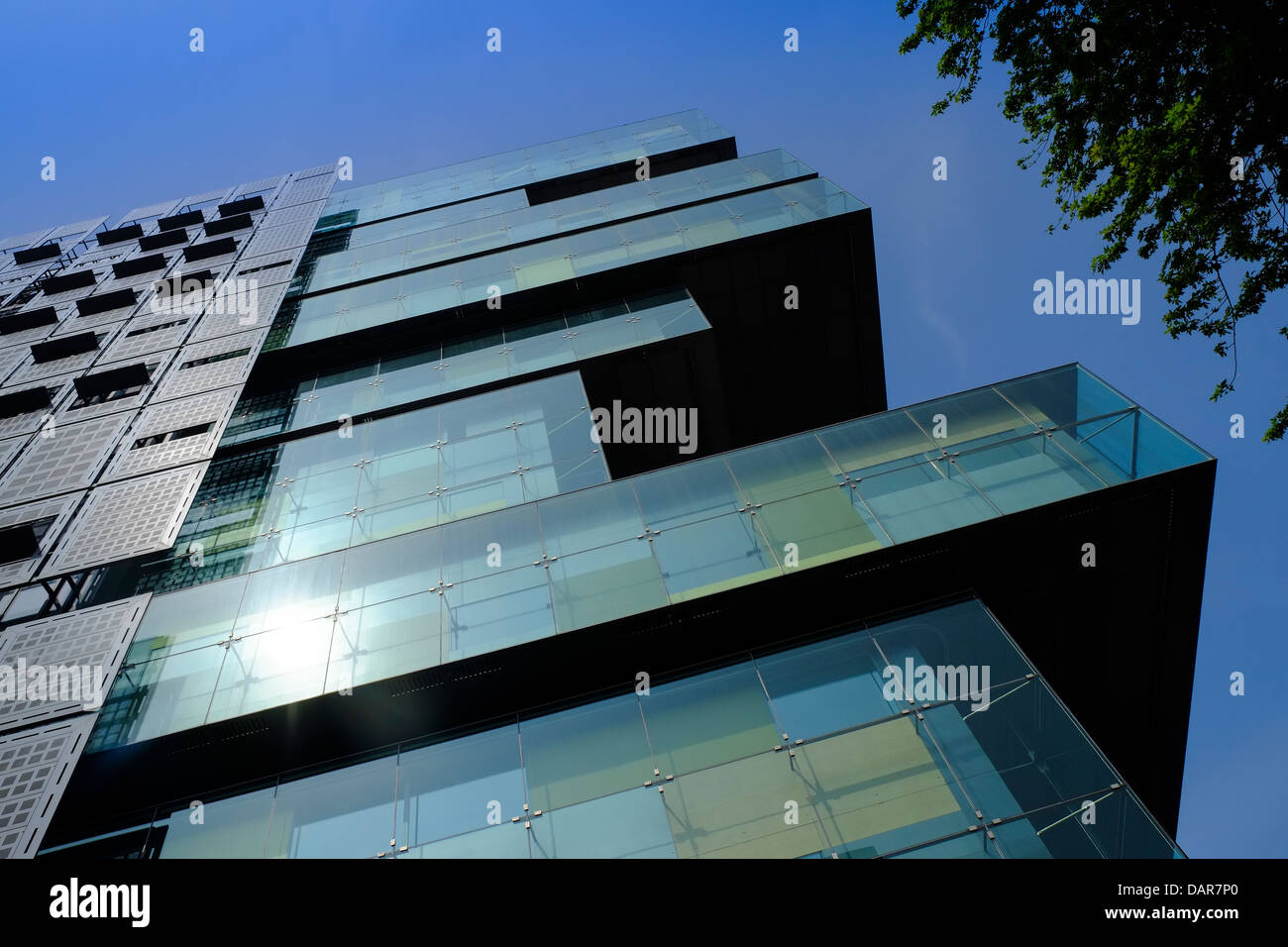 En Angleterre, Manchester, tribunaux de droit moderne Banque D'Images