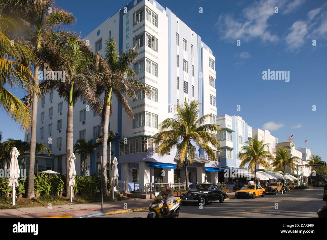 PARK CENTRAL HOTEL OCEAN DRIVE SOUTH BEACH MIAMI BEACH FLORIDE USA Banque D'Images