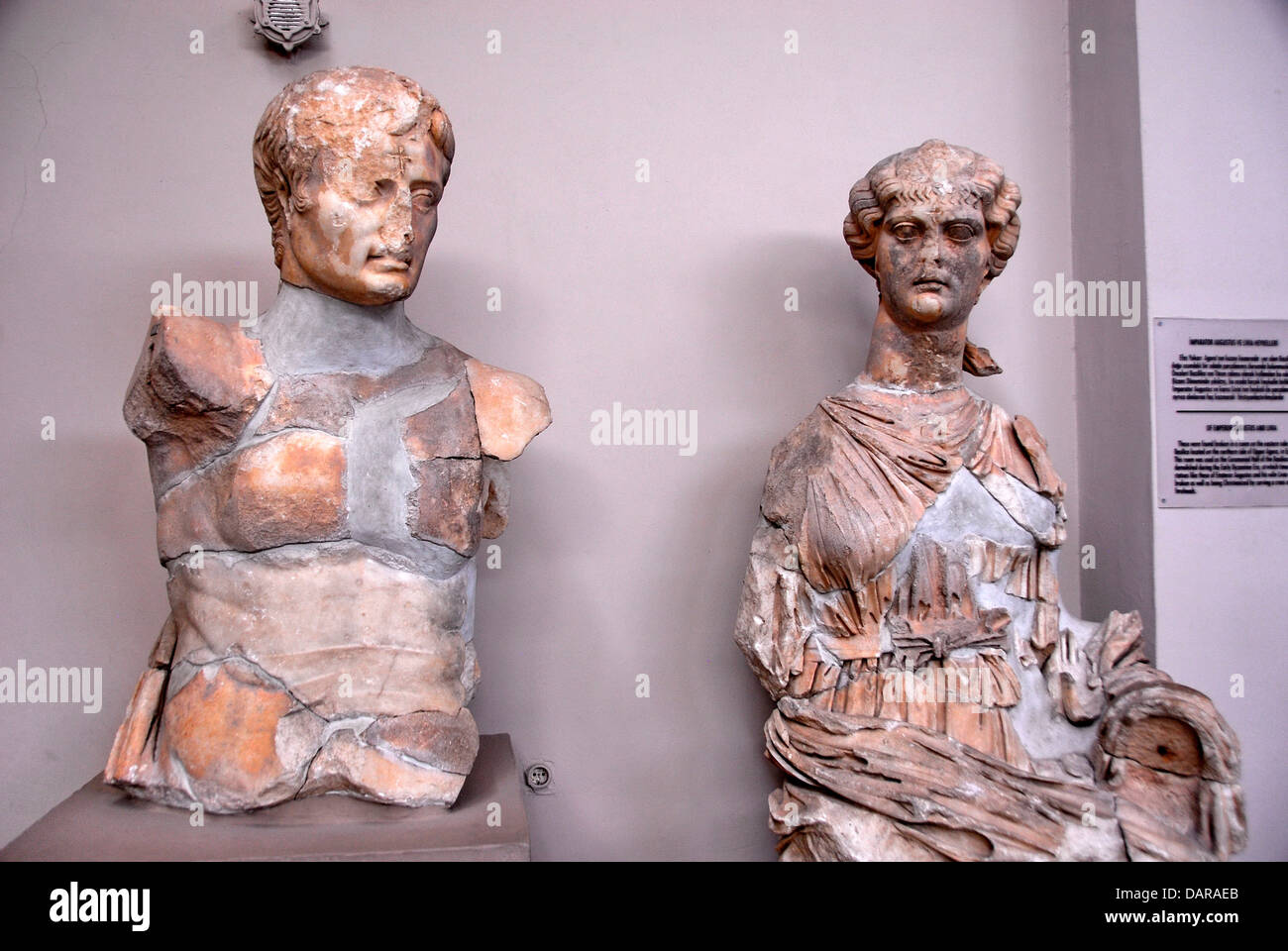 Des statues à l'Éphèse Musée archéologique de la ville de Selçuk , Izmir Province, Turkey Banque D'Images