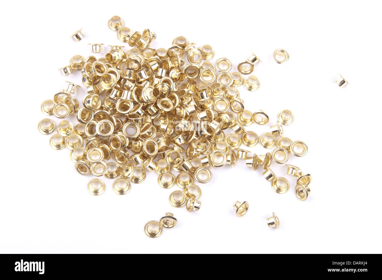 Rivets métalliques Banque D'Images