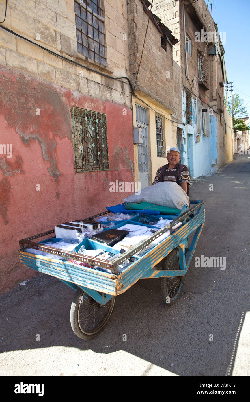 Rues de Gaziantep, le sud-est de la Turquie. Banque D'Images