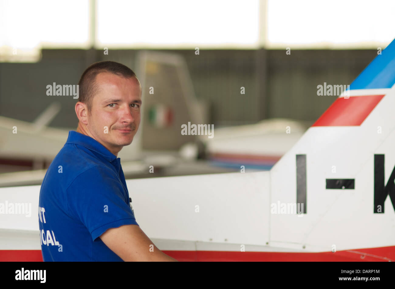 Le génie de l'aviation Banque D'Images