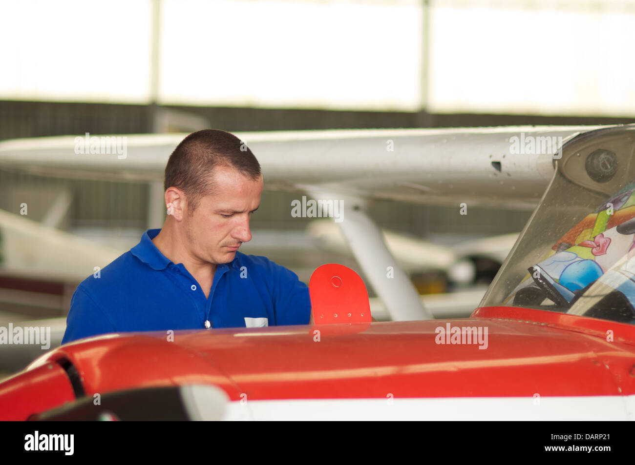 Le génie de l'aviation Banque D'Images