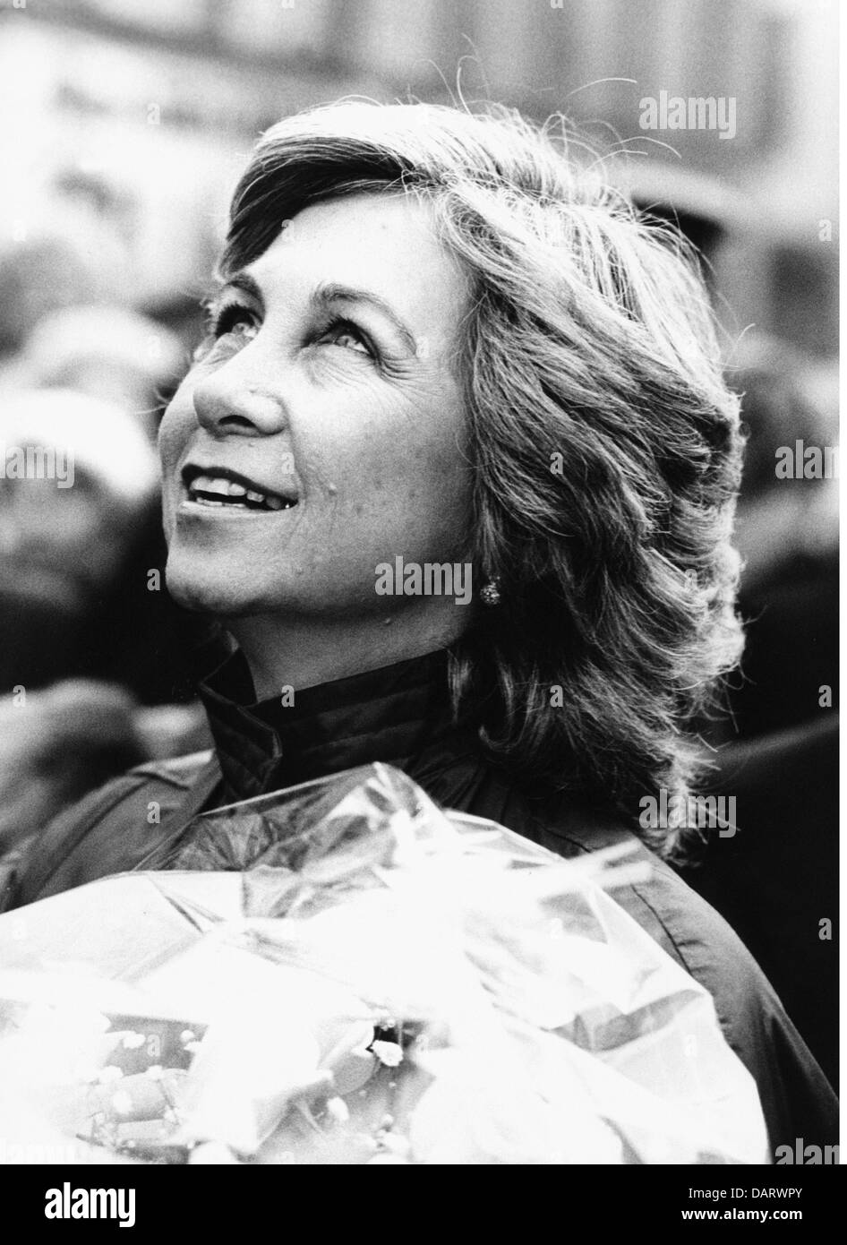 Sofia, * 2.11.1938, reine d'Espagne depuis le 22.11.1975, portrait, lors de la visite en Allemagne, Munich, Allemagne, 27. / 28.2.1986, Banque D'Images