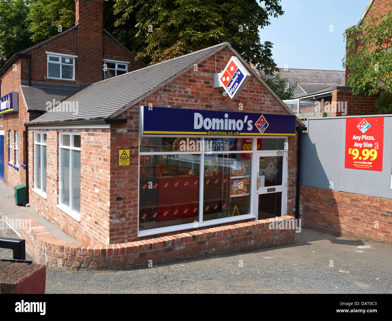 Domino's Pizza shop à Sandbach Cheshire UK Banque D'Images