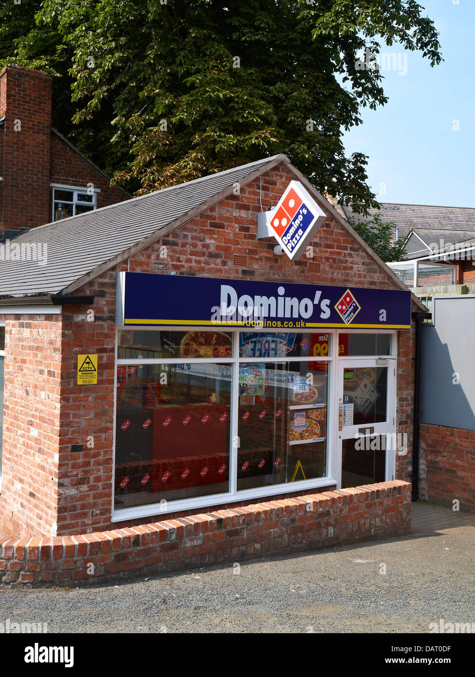 Domino's Pizza shop à Sandbach Cheshire UK Banque D'Images