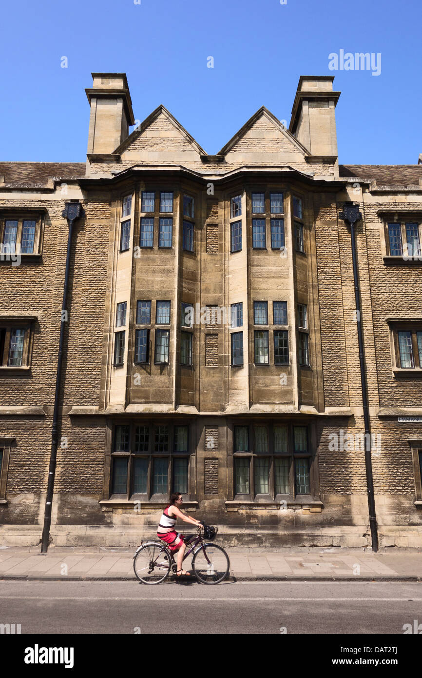 Emmanuel College de Cambridge ville Angleterre d'Emmanuel Street Banque D'Images Emmanuel College de Cambridge ville Angleterre d'Emmanuel Street Banque D'Images