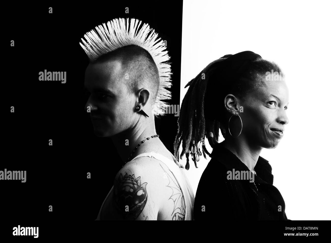 Homme et femme Banque D'Images