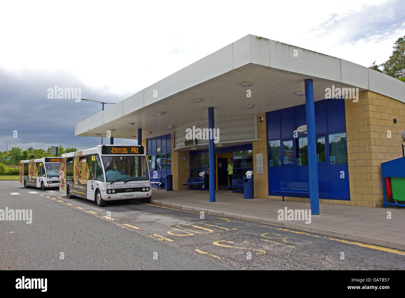 Park & Ride, Belmont, Durham Banque D'Images