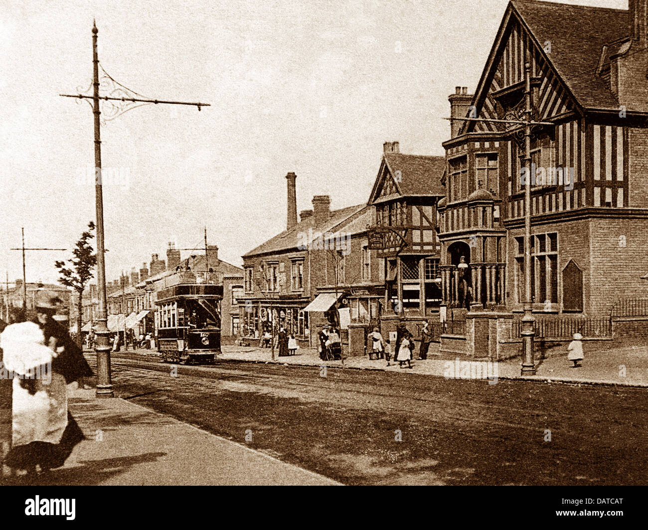 Selly Oaks Institute Birmingham début des années 1900 Banque D'Images