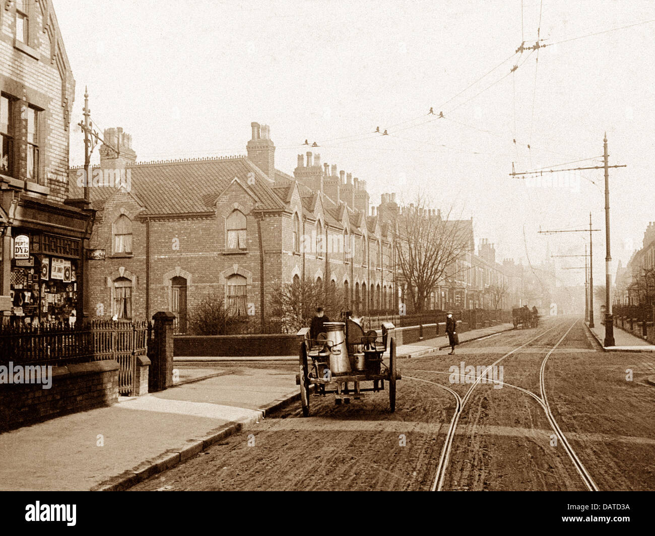 Wheatley Highfield Road près de Doncaster début des années 1900 Banque D'Images